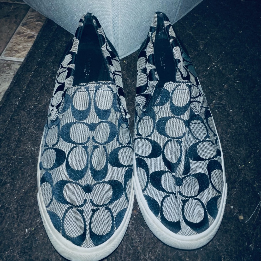Coach Monogram Slip-On loafers